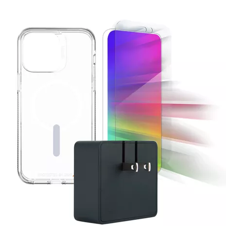 Funda Gear4 Crystal Palace Snap con MagSafe, protector de pantalla y cargador para el iPhone 14 Pro Max sinColor imagen 1 de 1