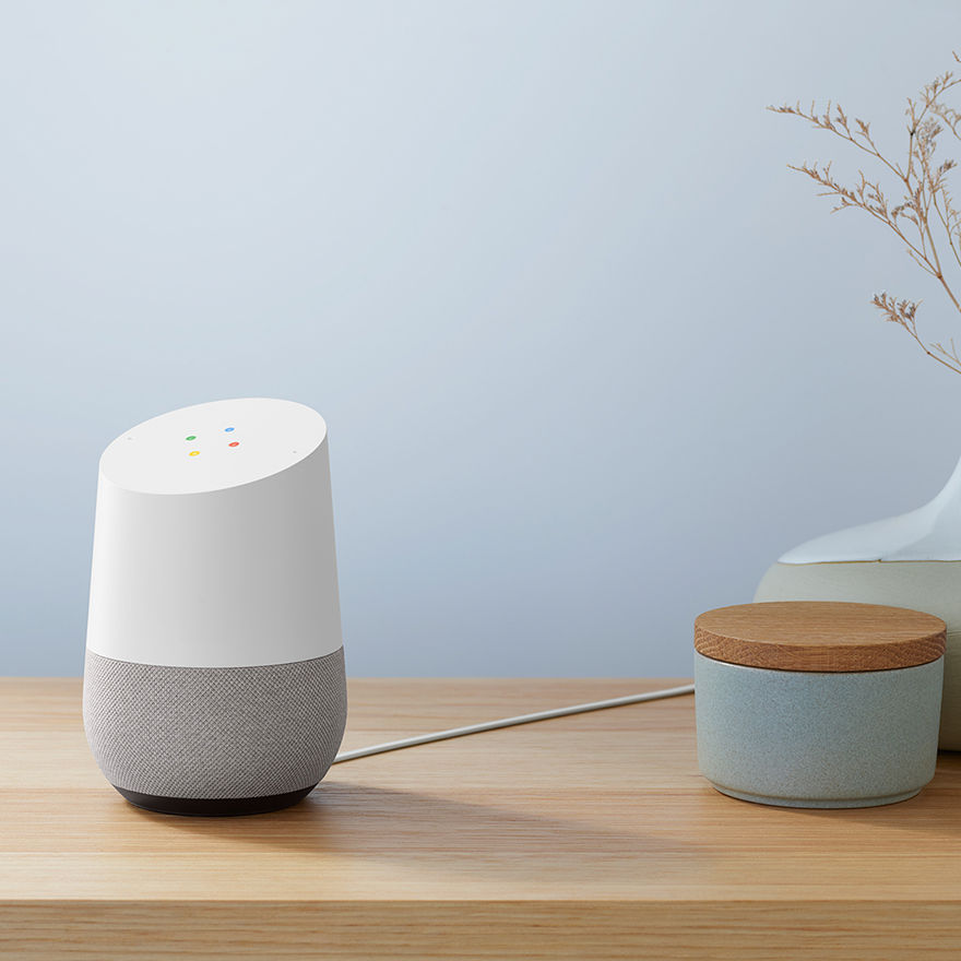 Google Google Home - Verizon Wireless  Google Home is powered by the Google Assistant. Ask it questions. Tell it  to do things. And when you ask for help, it can distinguish your voice from  others ...