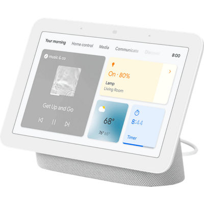  Google Nest Hub 7” Smart Display with Google Assistant (2nd  Gen) - Chalk : Electronics