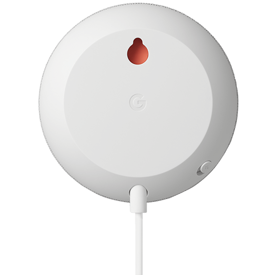Chalk Google Nest Mini product image back view