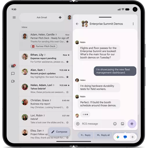 Unfold innovation with Split Screen and Drag & Drop<sup>11</sup>