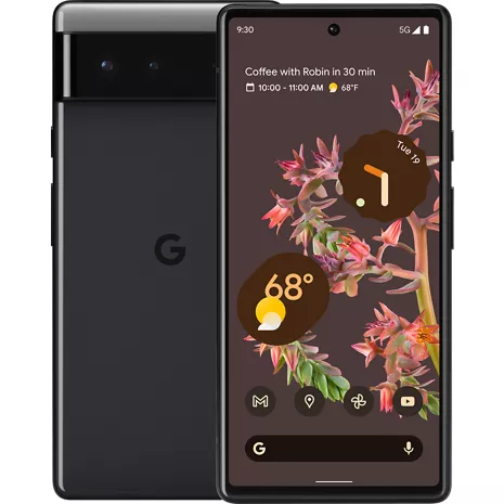 Google Pixel 6a – Funda protectora para teléfono, color carbón – Yaxa Store