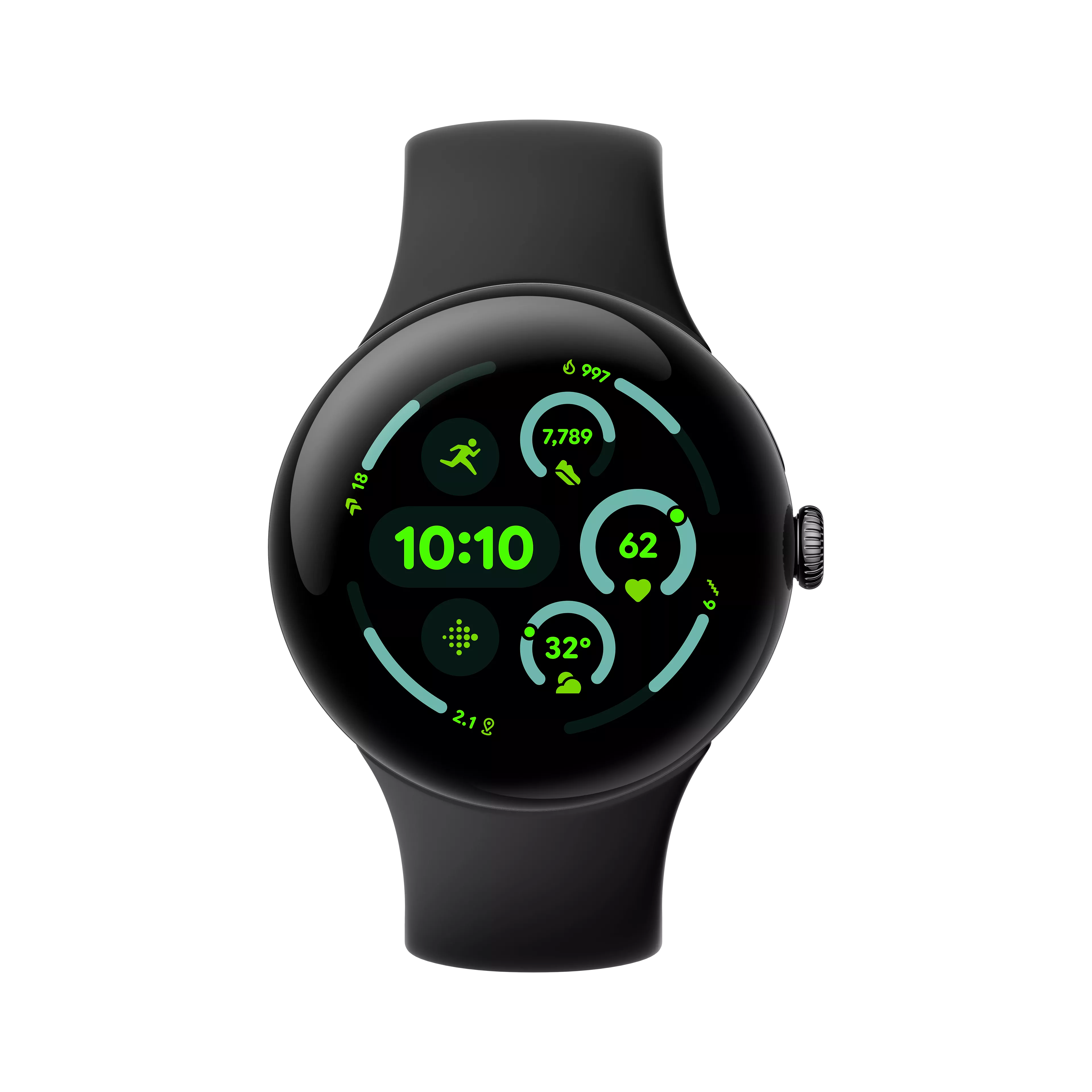 Google Pixel Watch 3 45MM in Obsidian image 2