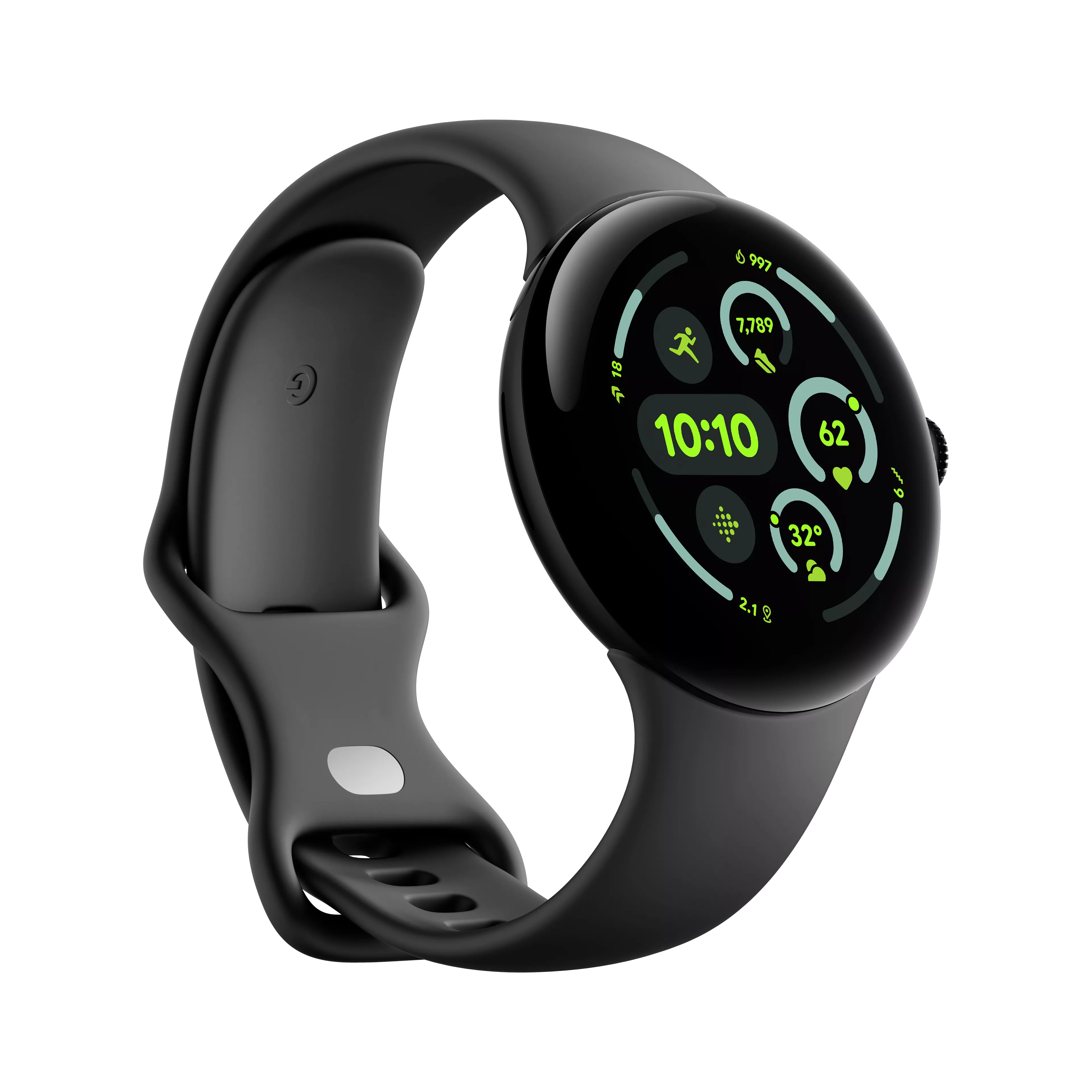 Google Pixel Watch 3 45MM in Obsidian image 3