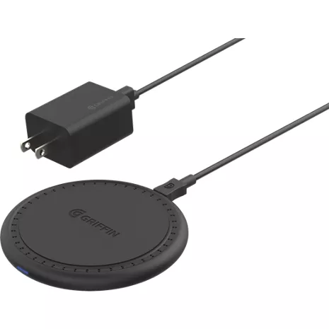 Griffin 15W Wireless Charging Pad with Wall Adapter