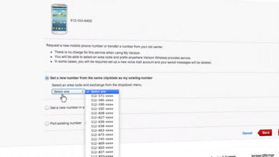verizon number to switch phones over