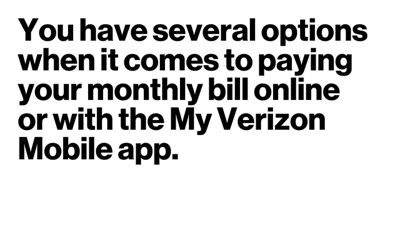 Get the My Verizon app, Pay your bill & get deals