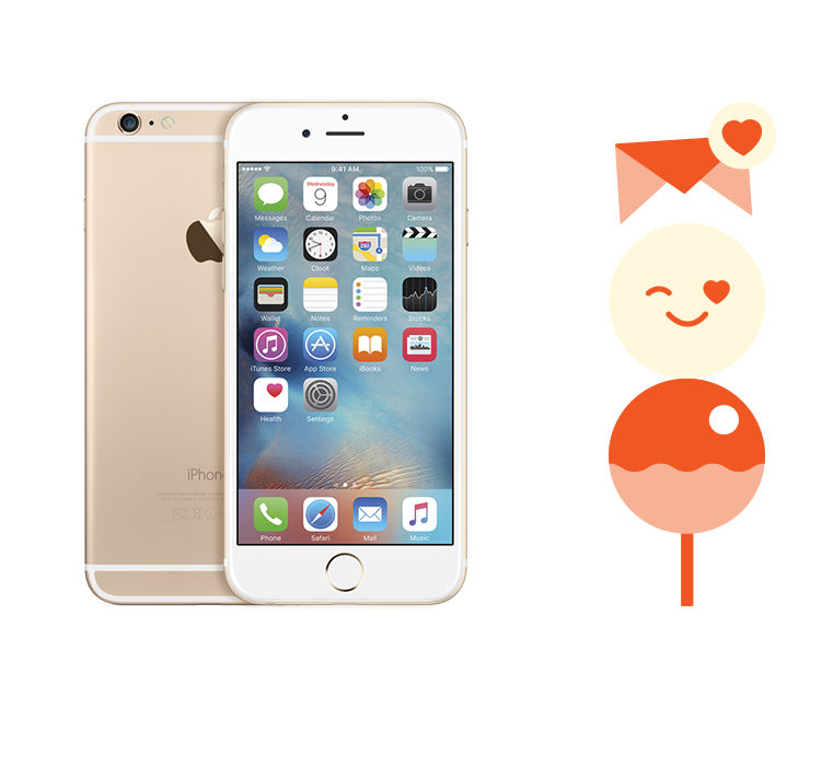 iPhone 6 Plus in gold