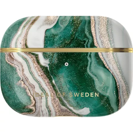 Estuche iDeal of Sweden Fashion para los AirPods Pro - Golden Jade Marble