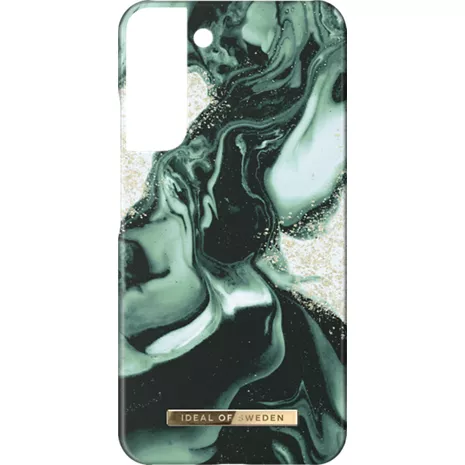iDeal of Sweden Fashion Case for Galaxy S22+ - Golden Olive Marble