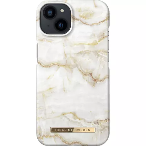 iDeal of Sweden Funda Fashion para el iPhone 13 - Golden Pearl Marble