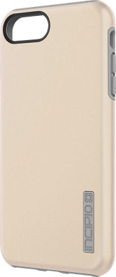Incipio DualPro Impact-absorbing Case for iPhone 8 Plus/7 Plus/6s Plus/6 Plus - Champagne/Gray