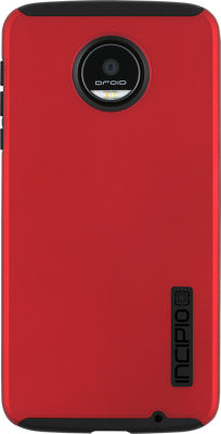 Incipio DualPro Case for Motorola Moto Z Play Droid - Iridescent Red / Black