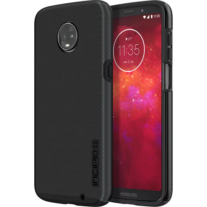 Incipio DualPro Shine Case for moto z3 - Carbon Fiber | Verizon