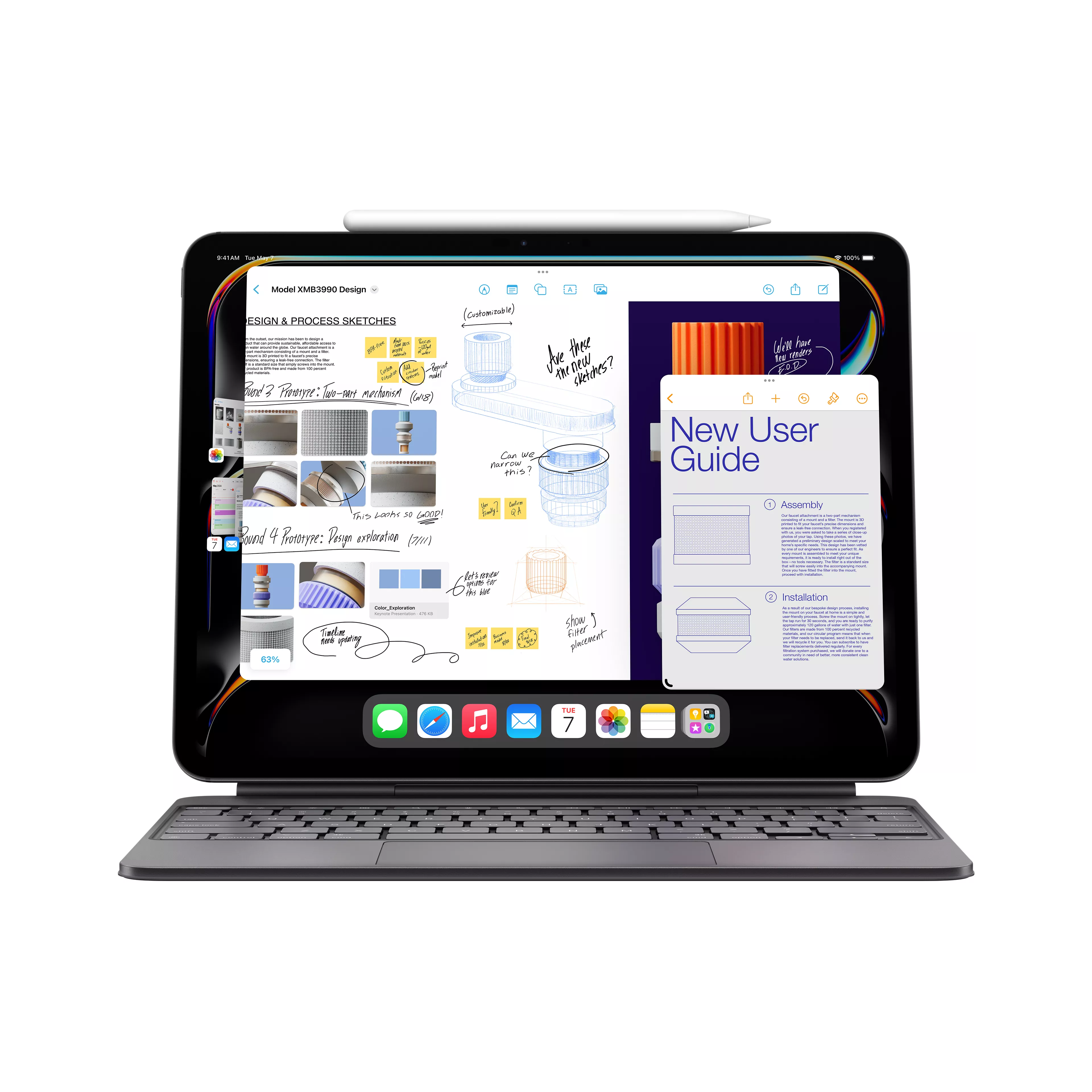 Apple iPad Pro 11-inch (M4) 256GB Standard Glass in Space Black image 7