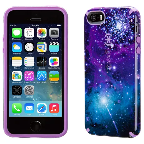 Speck CandyShell Inked for iPhone 5/5s - Purple Galaxy