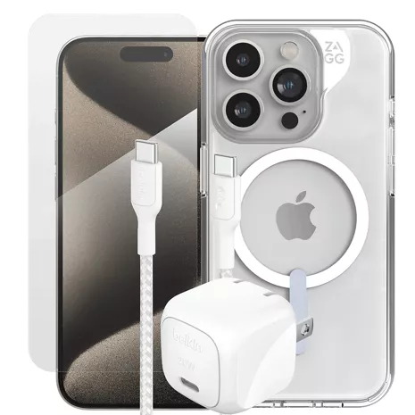 iPhone 15 Pro Accessory Essential Bundle for only $100!