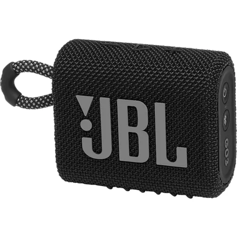 JBL Go 3 Portable Waterproof Speaker - Black