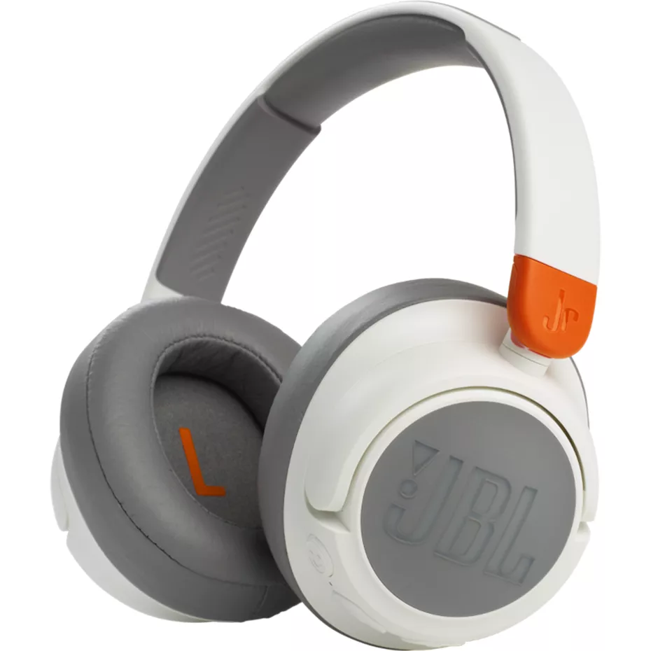 JBL Jr460NC Kids Wireless Over-Ear Noise Cancelling Headphones - White | Verizon