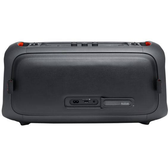 Back view of JBL Party Box On-The-Go.