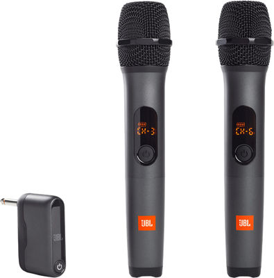 JBL Wireless Microphone Set - Set de 2 micros à main Bluetooth