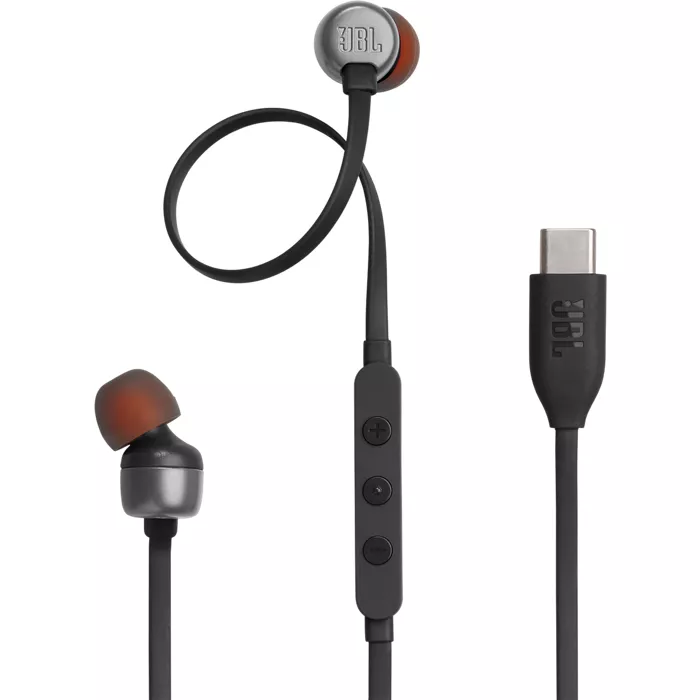 Jbl Tune 310C Usb-C Wired Hi-Res In-Ear Headphones - Black | Verizon