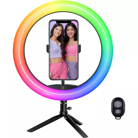 Dixie & Charli 10-inch Color LED Ring Light undefined image 1 of 1 
