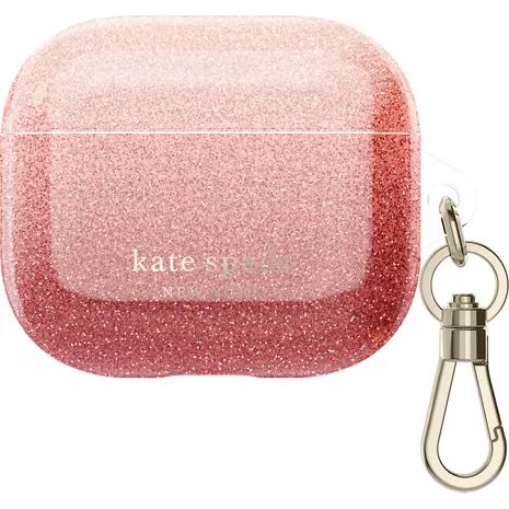 kate spade new york Case for AirPods (3rd generation) - Ombre Glitter Sunset