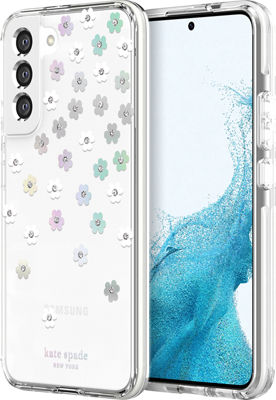 kate spade new york Funda dura para el Galaxy S22 Ultra - Flores dispersas