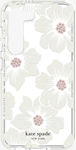 Defensive Hardshell Case for Galaxy S23 - Hollyhock Floral Clear