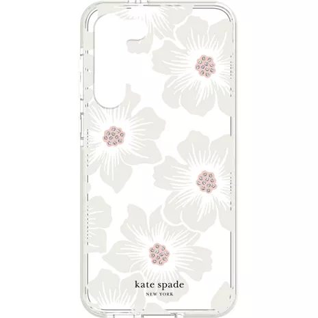 kate spade new york Defensive Hardshell Case for Galaxy S23+ - Hollyhock Floral Clear Hollyhock Floral Clear image 1 of 1