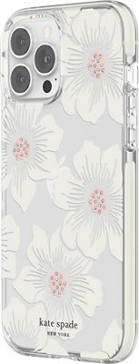 kate spade new york Defensive Hardshell Case for iPhone 13 Pro Max -  Hollyhock Floral Clear | Verizon