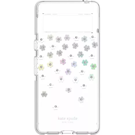 kate spade new york Funda dura Defensive para el Pixel 7 - Scattered Flowers