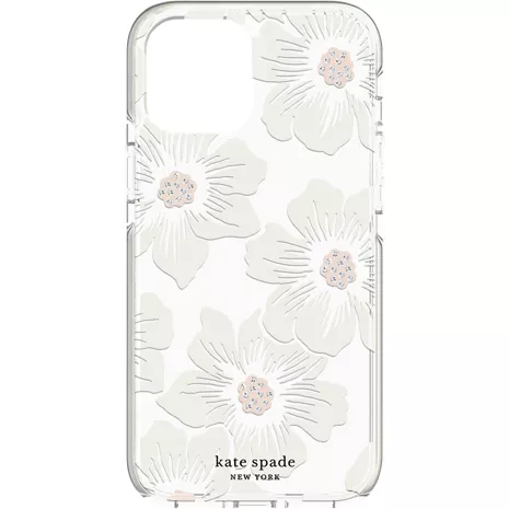 Kate Spade New York Protective Hardshell Case Hollyhock Floral Clear for iPhone 11 Pro Max