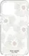 kate spade new york Funda dura para el iPhone 12/iPhone 12 Pro - Hollyhock Floral Clear