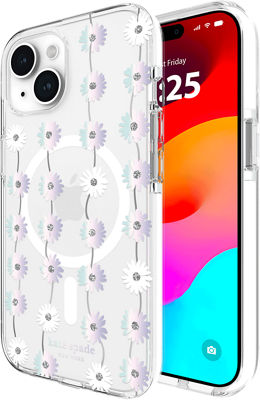 Kate Spade Protective Hardshell Case for iPhone 13 Pro Max - Daisy  Iridescent 