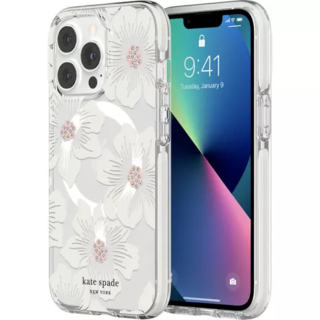 Iphone 13 Pro Clear Flowers Cases