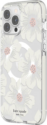 Kate Spade New York Protective Hardshell Case Hollyhock Floral Clear for iPhone 11