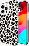 Tough Protective Case with MagSafe for iPhone 15 Pro Max - City Leopard Glitter