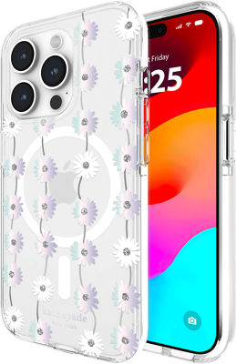 Kate Spade New York Protective Hardshell Case for iPhone 13 Pro Max/12 Pro  Max - Scattered Flowers