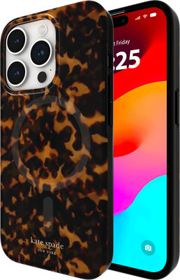 Kate Spade Protective Case for MagSafe iPhone 15 Plus - City Leopard