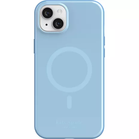 kate spade new york Funda dura con MagSafe para el iPhone 14 Plus - Citrine Blue Lacquer