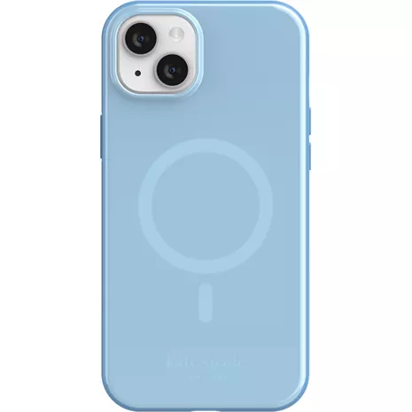 kate spade new york Defensive Hardshell Case with MagSafe for iPhone 14 Plus - Citrine Blue Lacquer