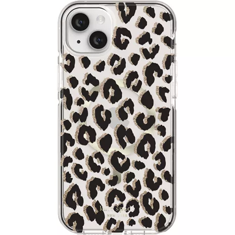 kate spade new york Defensive Hardshell Case with MagSafe for iPhone 14 Plus - City Leopard