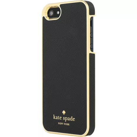 kate spade new york Wrap Case for iPhone SE - Saffiano Black