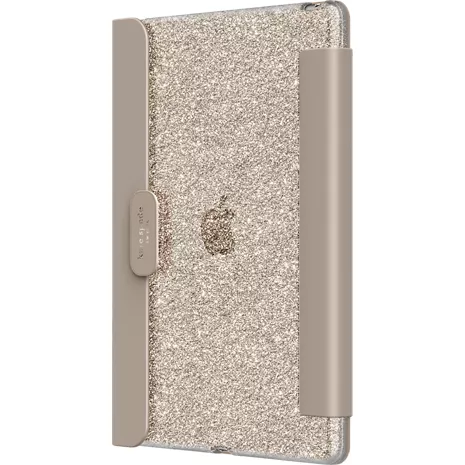 Gold LV Logo Apple iPad 10.2 Clear Case