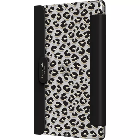 kate spade new york Estuche tipo billetera  para el iPad de 10.2" (9.ª, 8.ª y 7.ª gen.) - Leopard Black