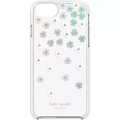 Poppies on Green Clear Case for iPhone® by Cases by Kate