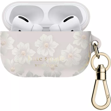 kate spade new york Case for AirPods Pro - Hollyhock Cream/Translucent Blush