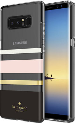 kate spade Flexible Hardshell Case for Galaxy Note8 - Charlotte Stripe  Black | Verizon